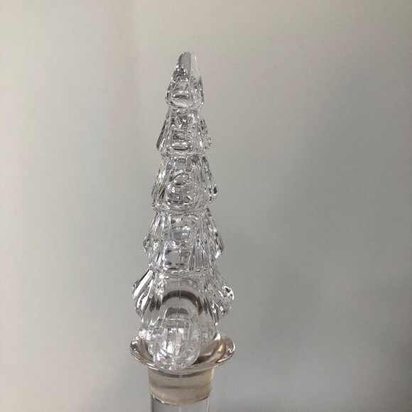 Mikasa Holiday Time Austria Lead Crystal Christmas Tree Bottle Stopper - Picture 7 of 7